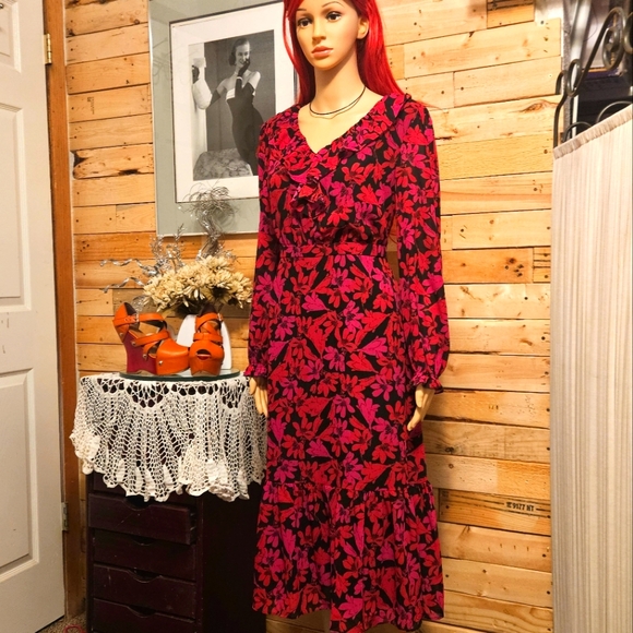 Robe J.Crew En Jersey Modal Bleu Ardoise - à Bretelles Fronces - Taille S - Occasion Parfaite